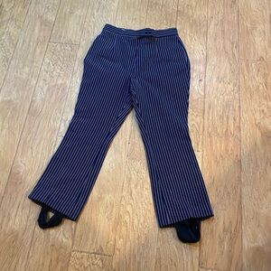 Vintage striped Ski Pants